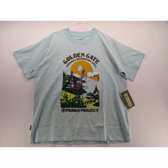 NWT Parks Project Golden Gate National Recreation Area Tee in Light Blue Large - Picture 2 of 5